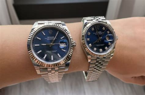 rolex watch sizes.